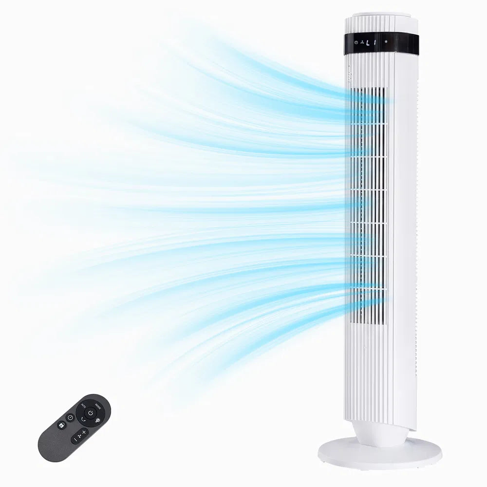 64" Bladeless Tower Fan with Remote & Oscillation