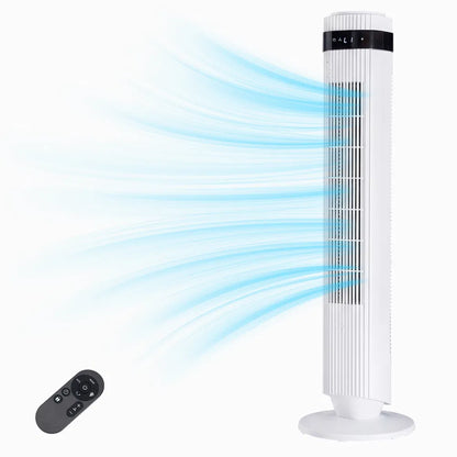 64" Bladeless Tower Fan with Remote & Oscillation