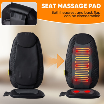 Back Massager Seat Cushion – Vibrating Chair Pad for Pain Relief