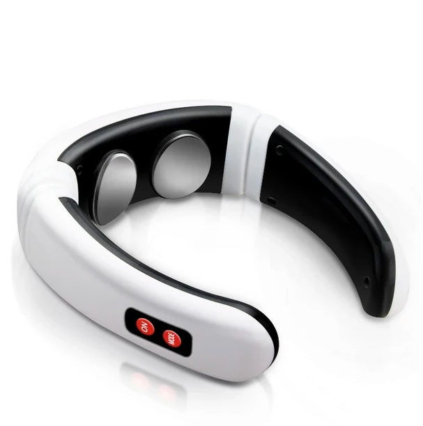 Smart Neck Massager – EMS Pulse, Heat Therapy & Muscle Relaxation for Pain Relief