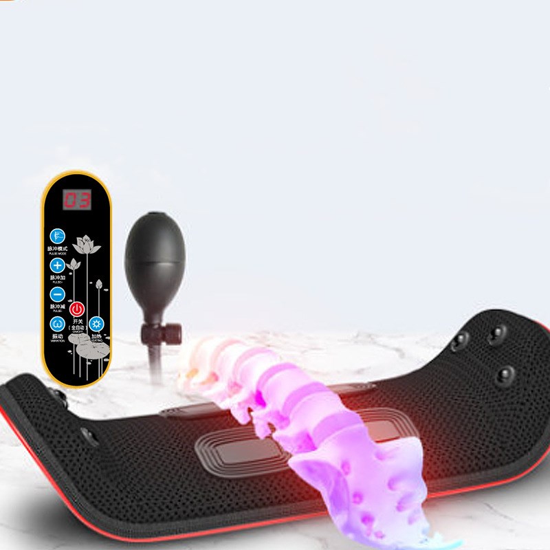 Lumbar Back Massager with Heat & Air Compression