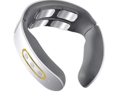 Cordless Heated Neck Massager with EMS Therapy & Deep Relief
