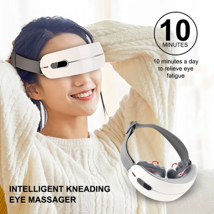 Heated Eye Massager with Bluetooth & Heat Compression