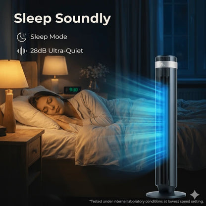 64" Bladeless Tower Fan with Remote & Oscillation