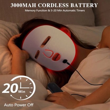 LED Red Light Therapy Face Mask for Skincare