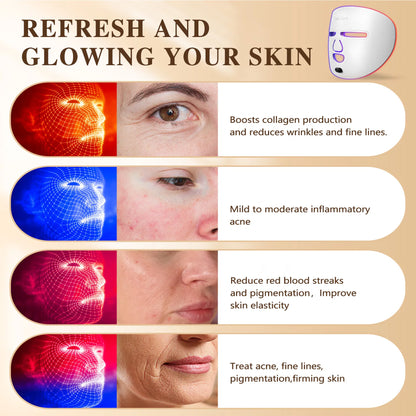 LED Red Light Therapy Face Mask for Skincare