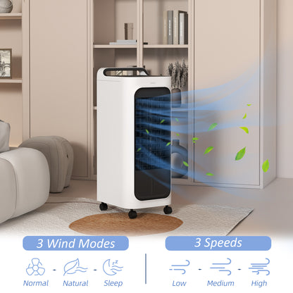 Portable Room Air Cooler with Remote & Ice Packs