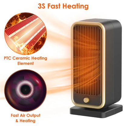 500W Portable Electric Space Heater