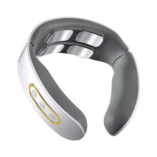 Cordless Heated Neck Massager with EMS Therapy & Deep Relief
