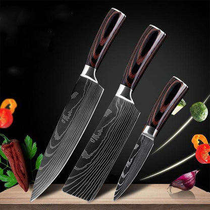 Professional Chef Knife Set (6–8 Pieces)
