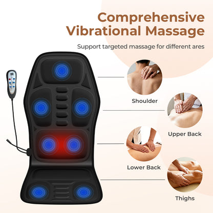 Heated Massage Chair Pad with Vibration