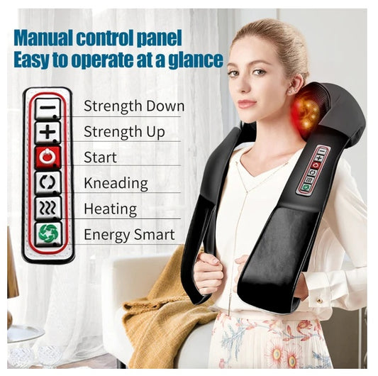 Shiatsu Neck & Shoulder Massager with Heat