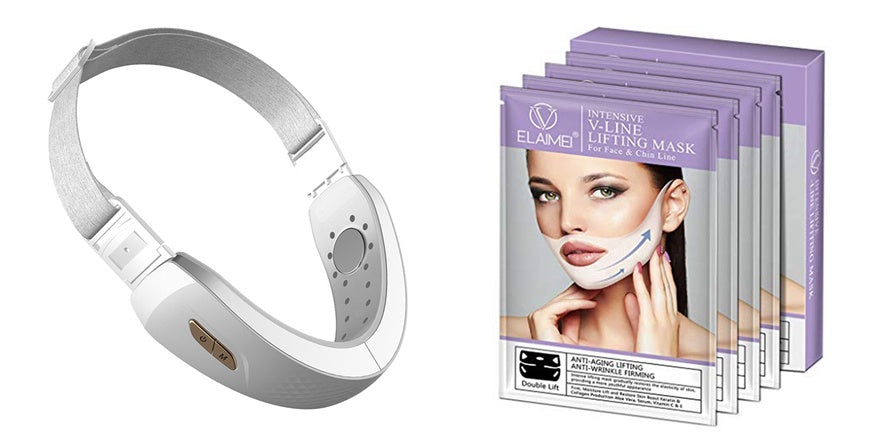 LED Facial Massager with Microcurrent & Lifting Therapy