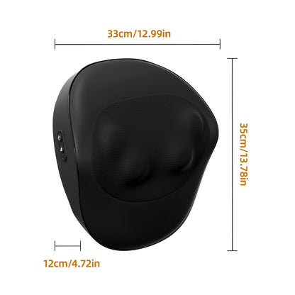 Massage Cushion with Heat for Neck & Back Relief