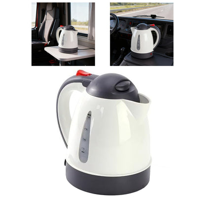 1000ML Portable Car Electric Kettle – 250W Travel Water Boiler