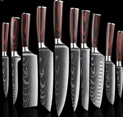 Professional Chef Knife Set (6–8 Pieces)