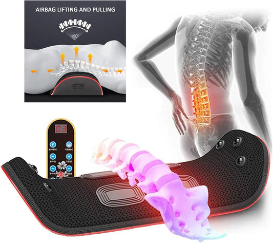 Lumbar Back Massager with Heat & Air Compression