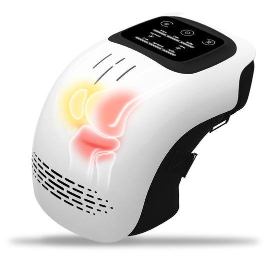 Heated Knee Massager with LED & Heat Therapy