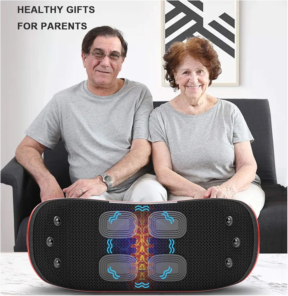 Lumbar Back Massager with Heat & Air Compression