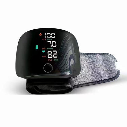 Rechargeable Digital Wrist Blood Pressure Monitor with LED Display