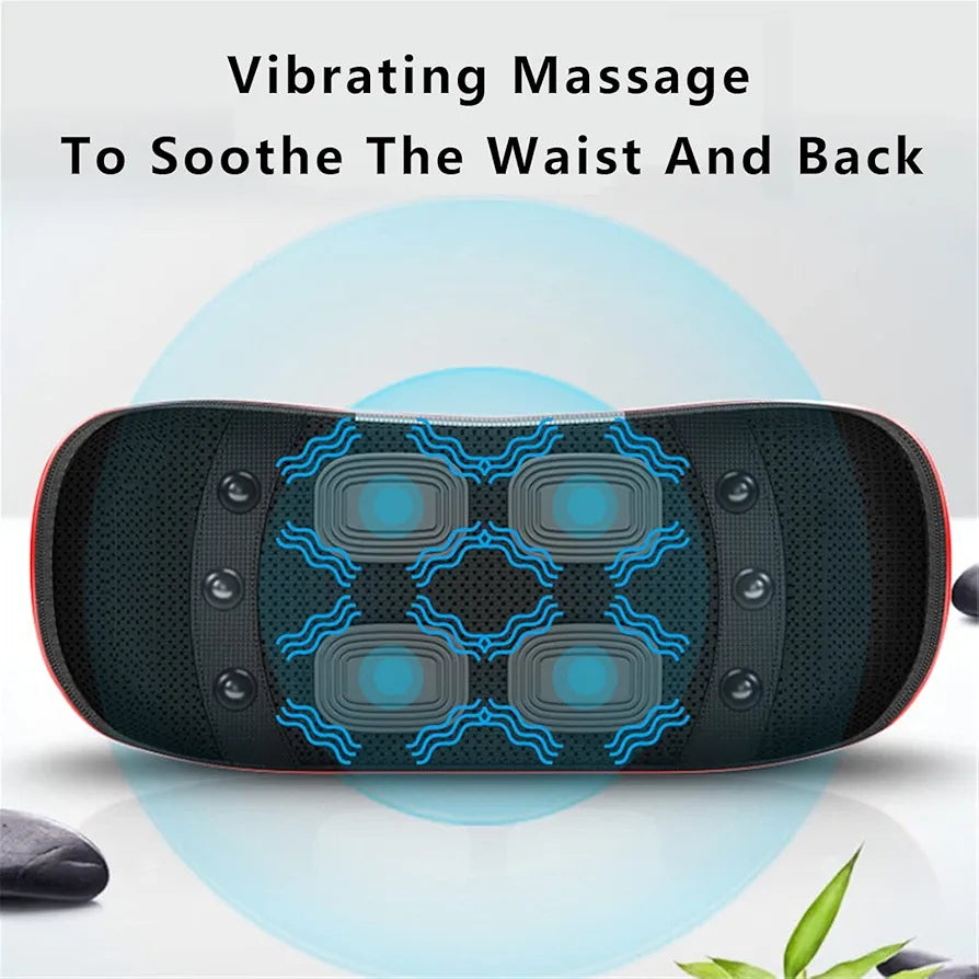 Lumbar Back Massager with Heat & Air Compression