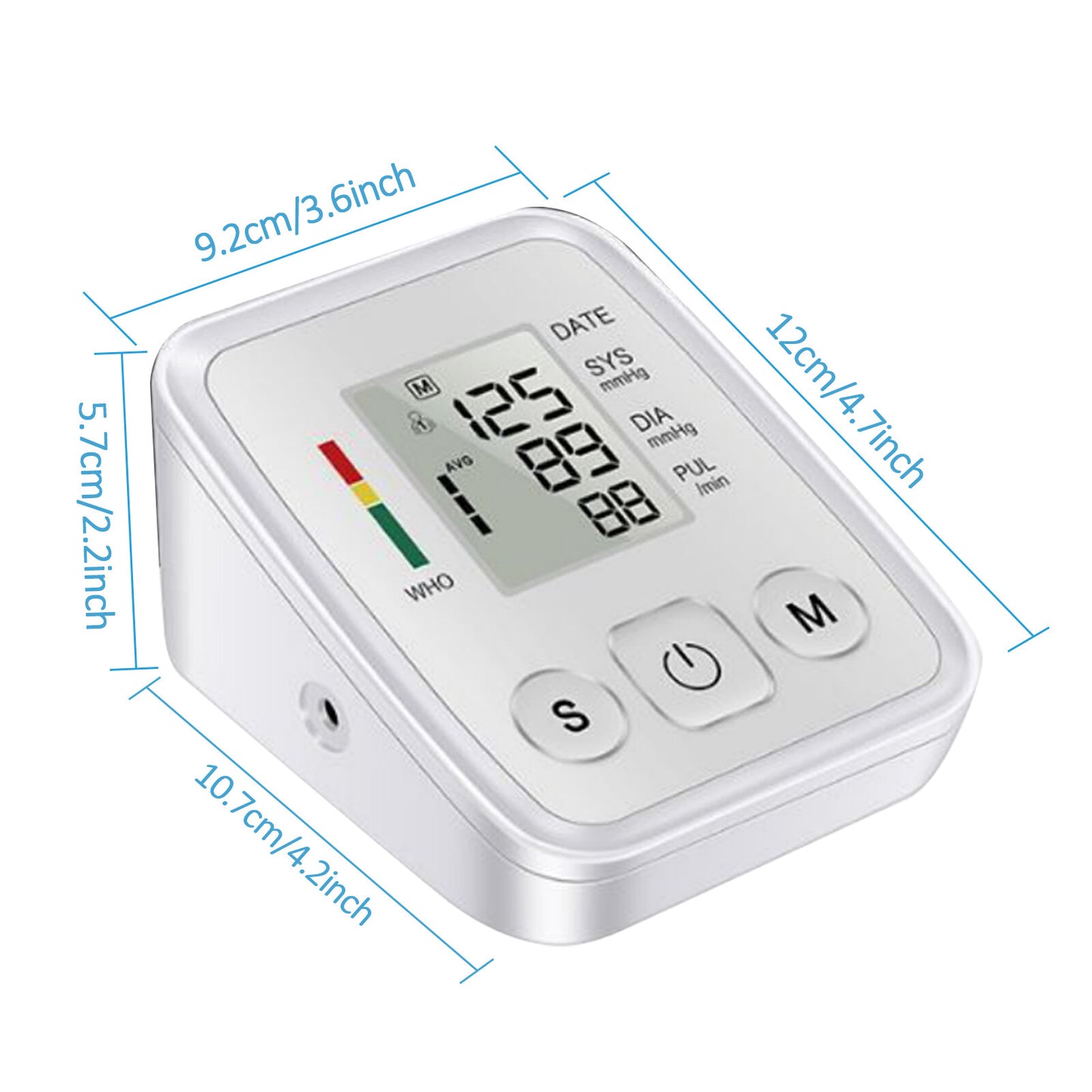 Upper Arm Blood Pressure Monitor with Heart Rate