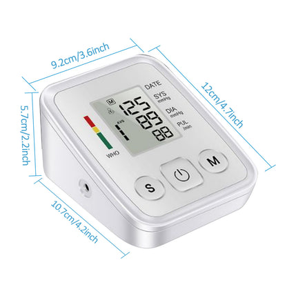 Upper Arm Blood Pressure Monitor with Heart Rate