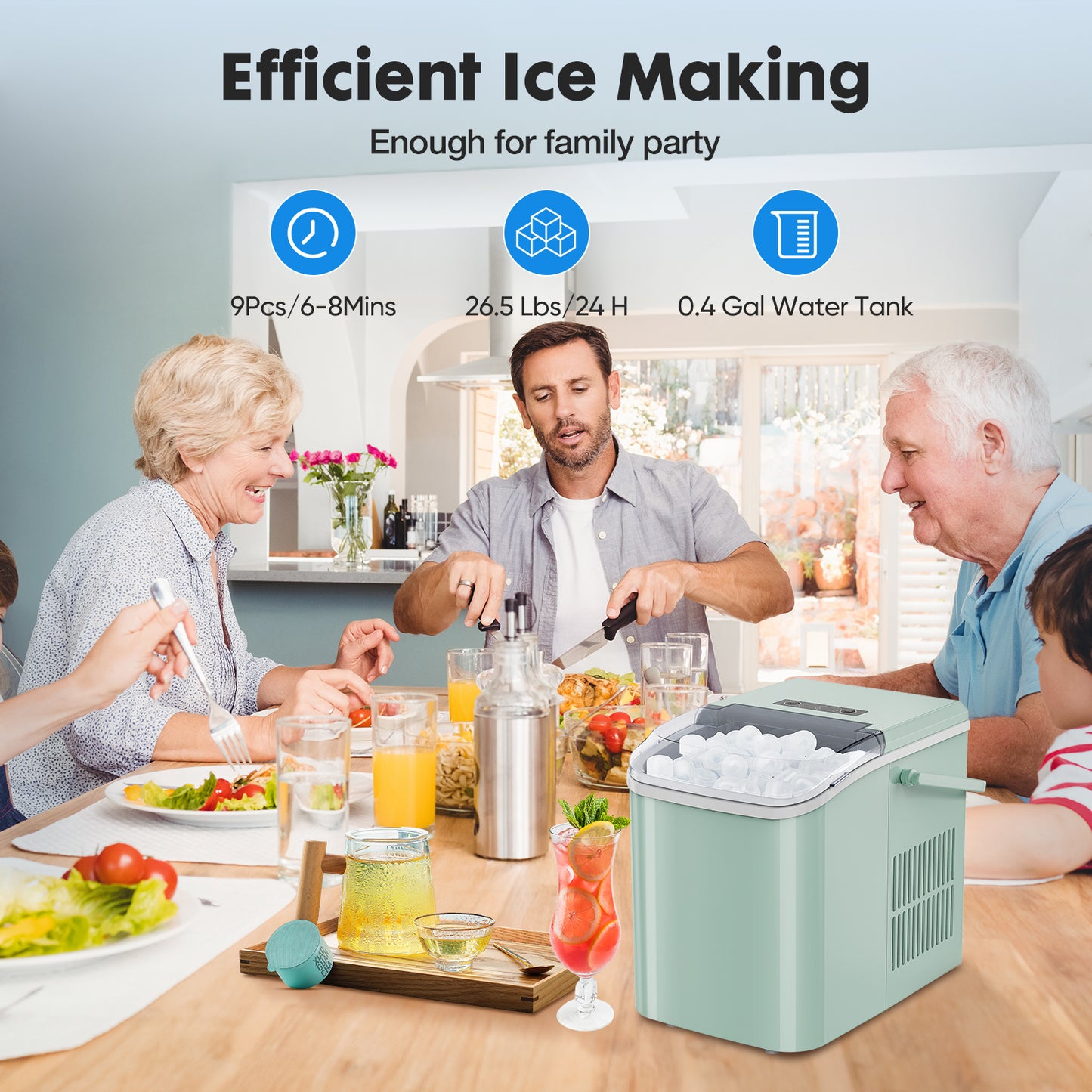 Portable Ice Maker – Fast Ice in Minutes