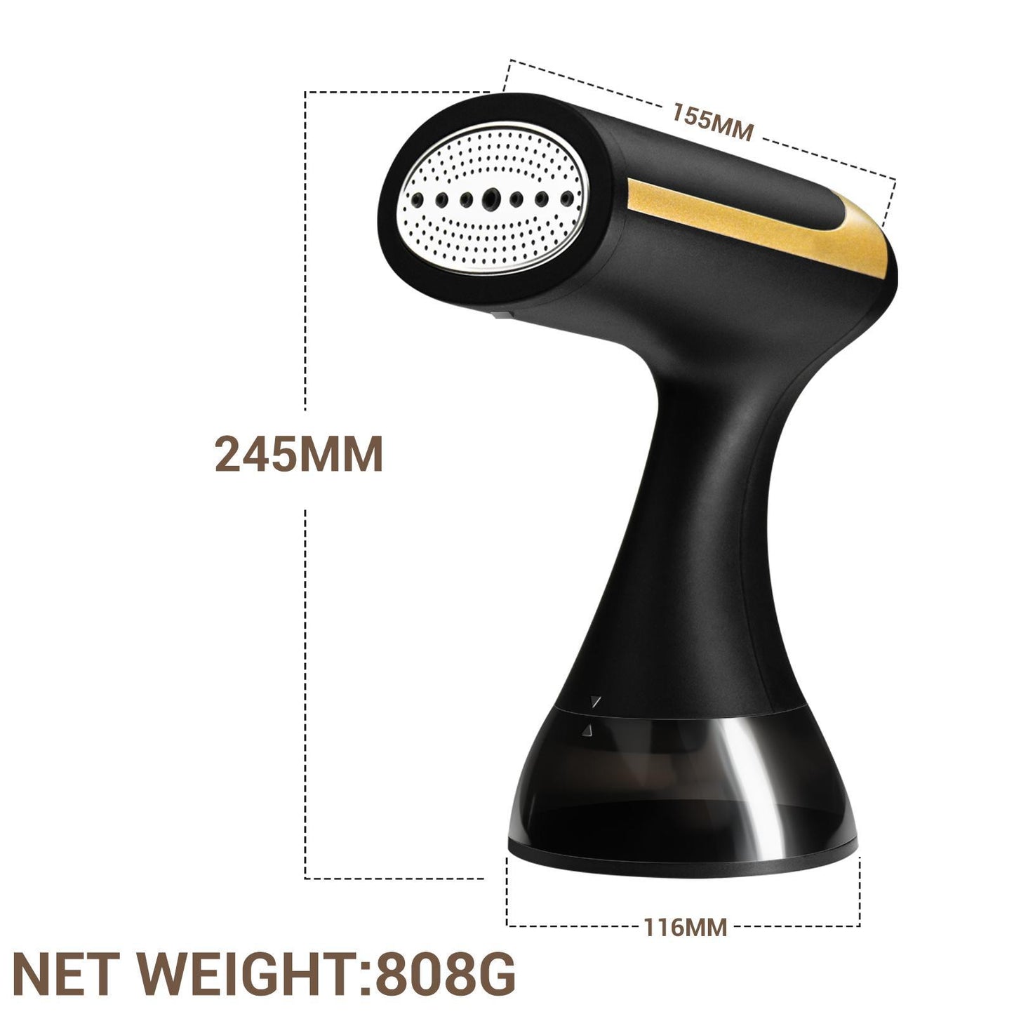Portable Handheld Clothes Steamer for Travel & Home