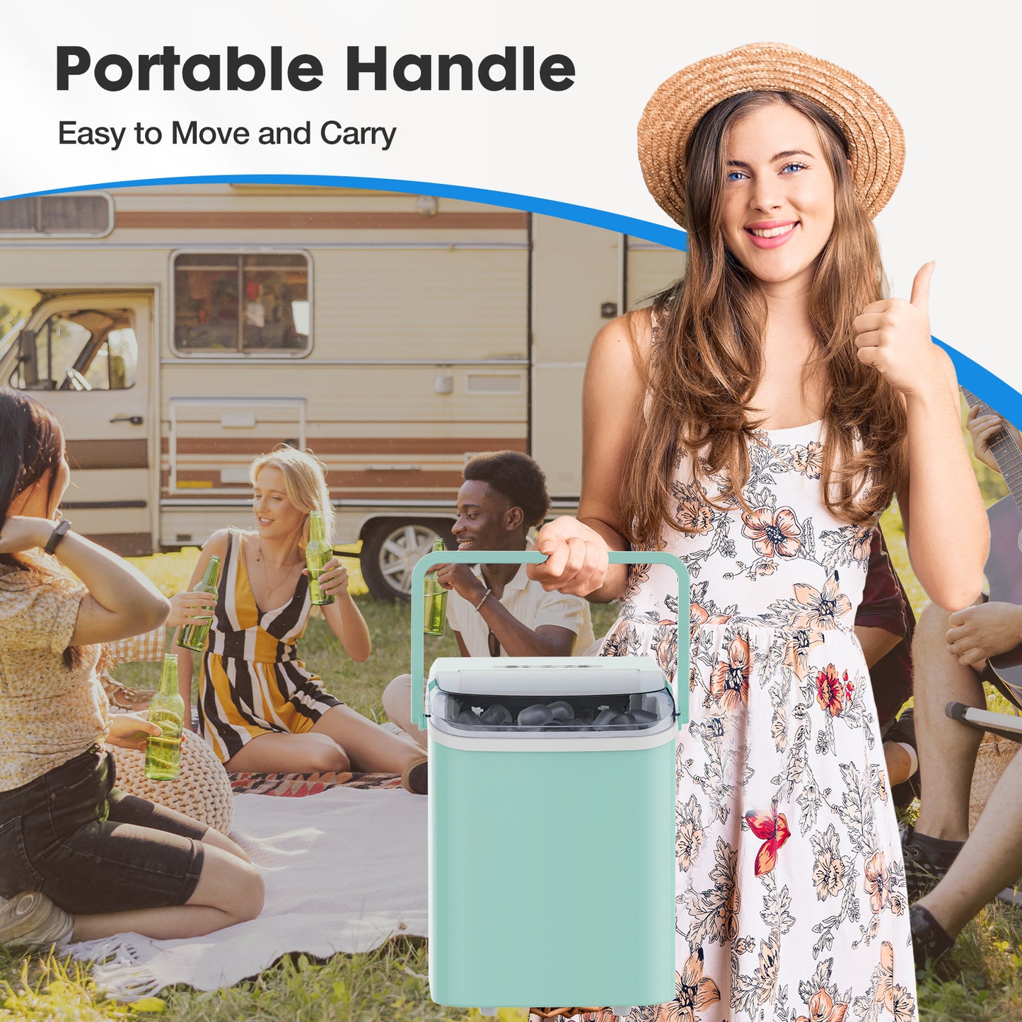 Portable Ice Maker – Fast Ice in Minutes