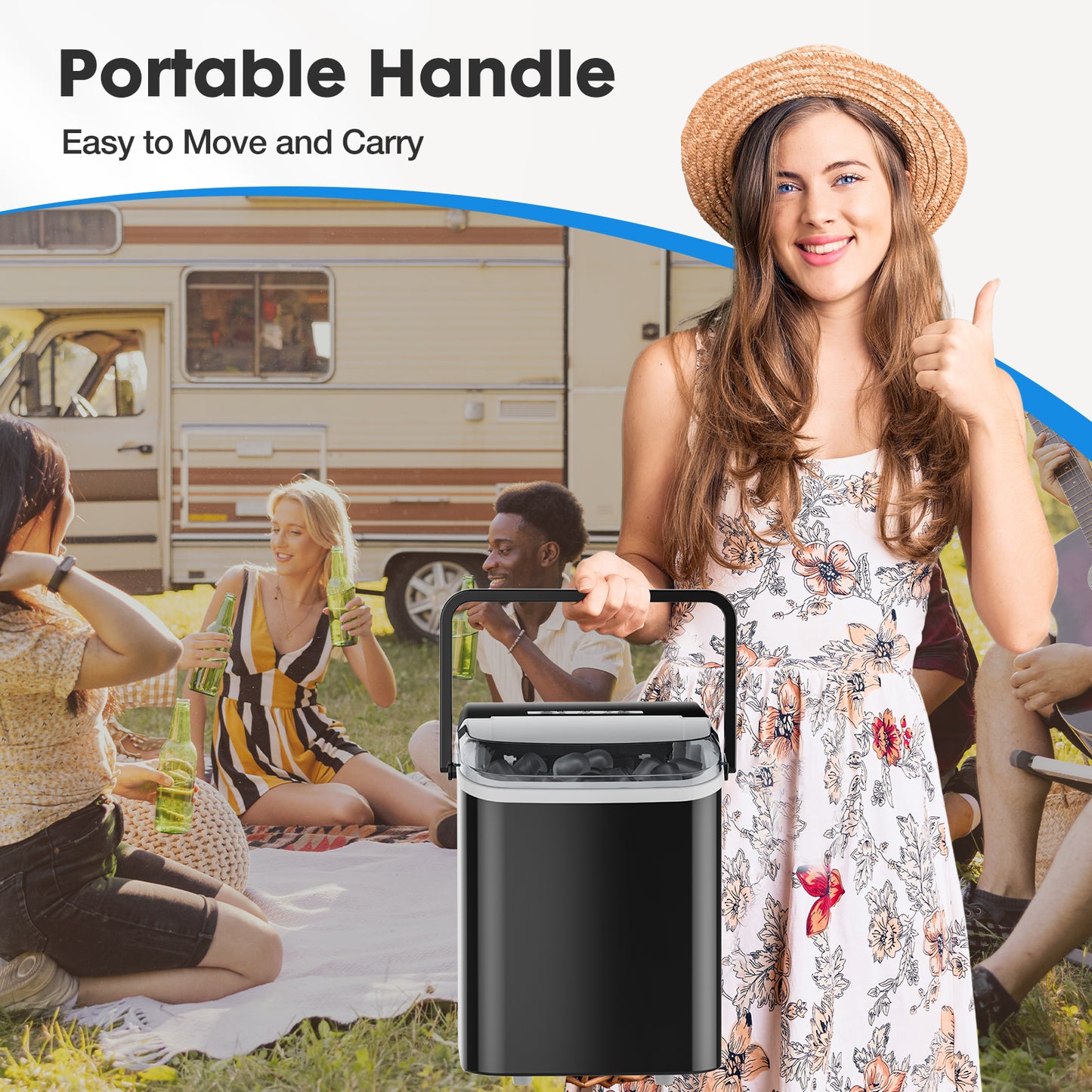 Portable Ice Maker – Fast Ice in Minutes