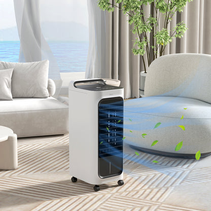 Portable Room Air Cooler with Remote & Ice Packs