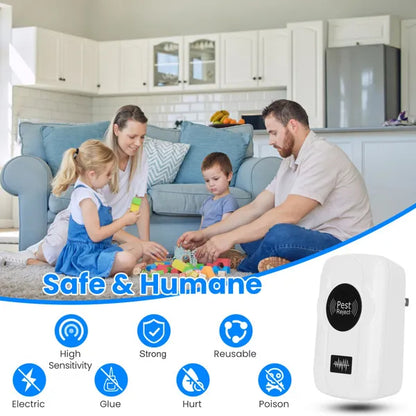 6-Pack Ultrasonic Pest Repeller Plug-In for Home