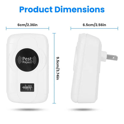 6-Pack Ultrasonic Pest Repeller Plug-In for Home