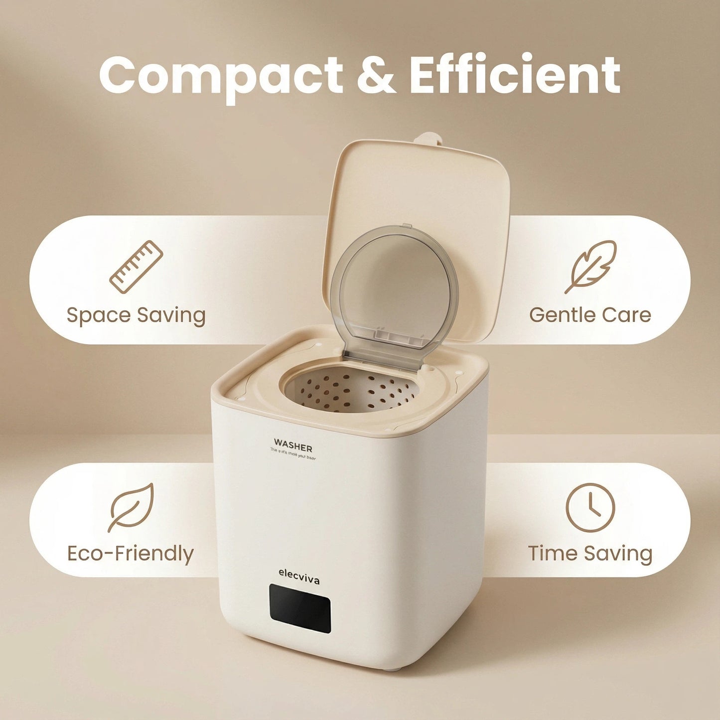 & PROMOTION Fully Automatic Smart Washing Machine