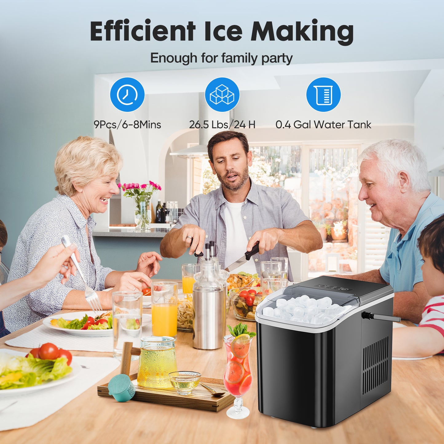 Portable Ice Maker – Fast Ice in Minutes