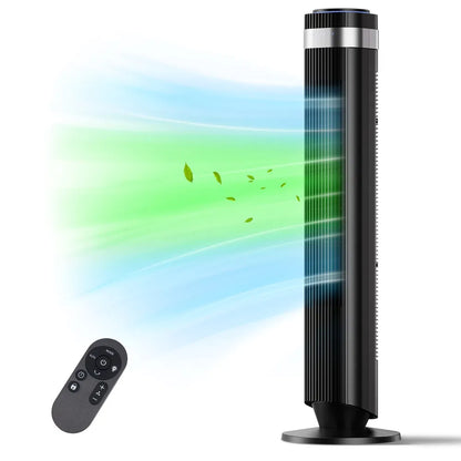 64" Bladeless Tower Fan with Remote & Oscillation