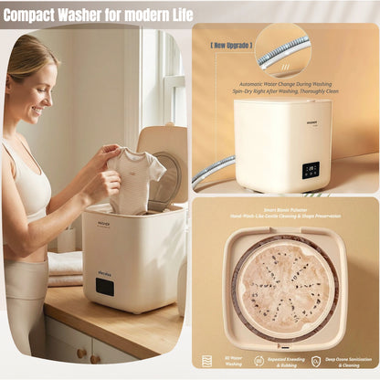 Mini Washing Machine with Spin Dryer