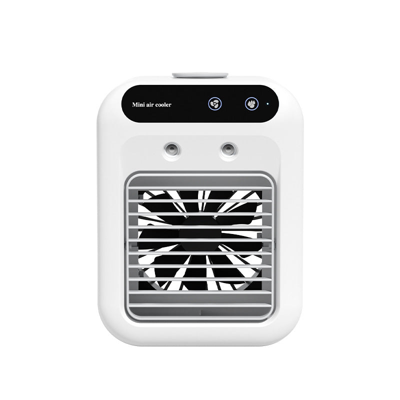 Portable Mini Air Cooler with Mist & LED Light