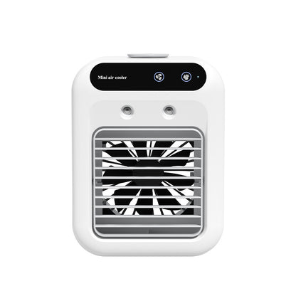 Portable Mini Air Cooler with Mist & LED Light