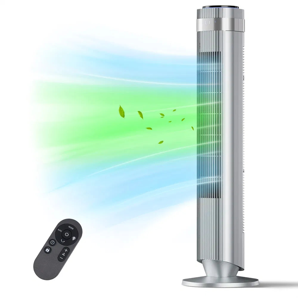 64" Bladeless Tower Fan with Remote & Oscillation