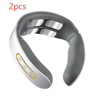 Cordless Heated Neck Massager with EMS Therapy & Deep Relief