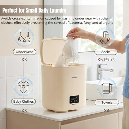 Mini Washing Machine with Spin Dryer