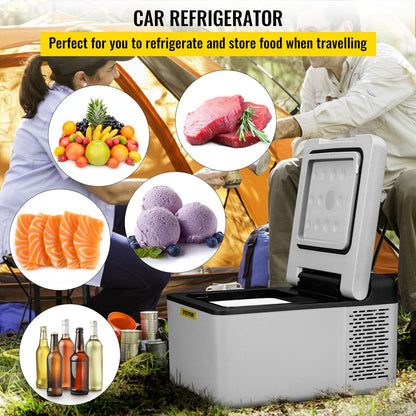 Portable 12V Car Refrigerator & Mini Freezer – 10Qt