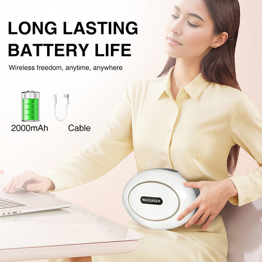 Cordless Heated Deep Tissue Massager for Instant Pain Relief