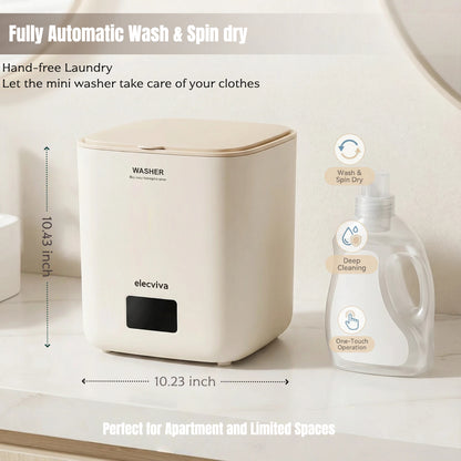 Mini Washing Machine with Spin Dryer