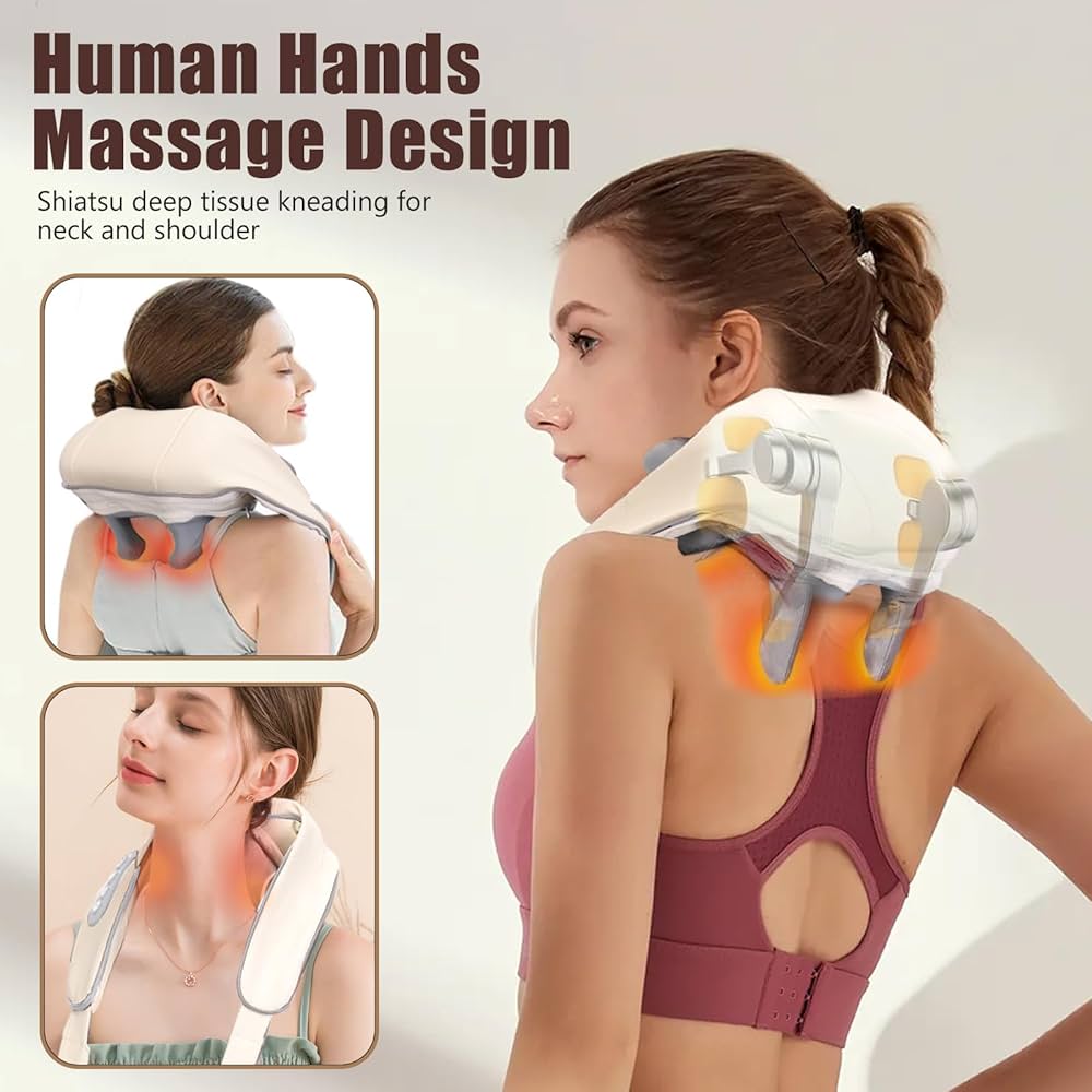 Deep Kneading Neck & Shoulder Massager with Heat