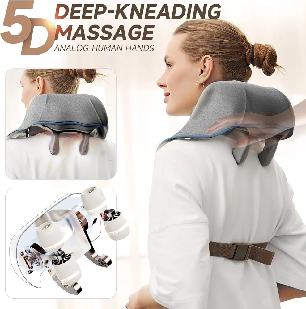 Deep Kneading Neck & Shoulder Massager with Heat